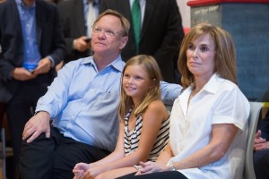 Quint and Rishy Studer and The University of West Florida announce a new partnership the which will be the Â“University of West FloridaÂ’s Center for EntrepreneurshipÂ” during an event at the Voices of Pensacola Thursday, July 2, 2015. (Michael Spooneybarger/ Pensacola Today)