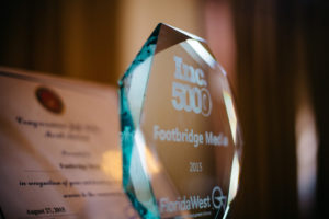 Footbridge Media Inc 5000 Award