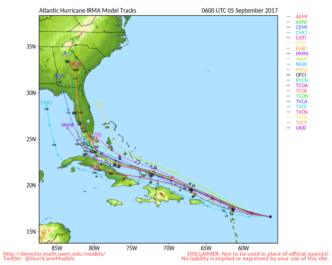 map hurricane to udig