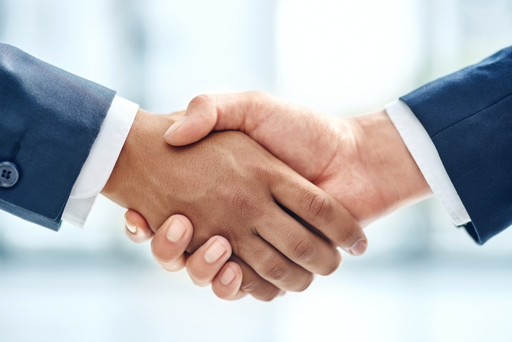Business,people,,handshake,and,corporate,deal,with,support,for,b2b - Rick's Blog